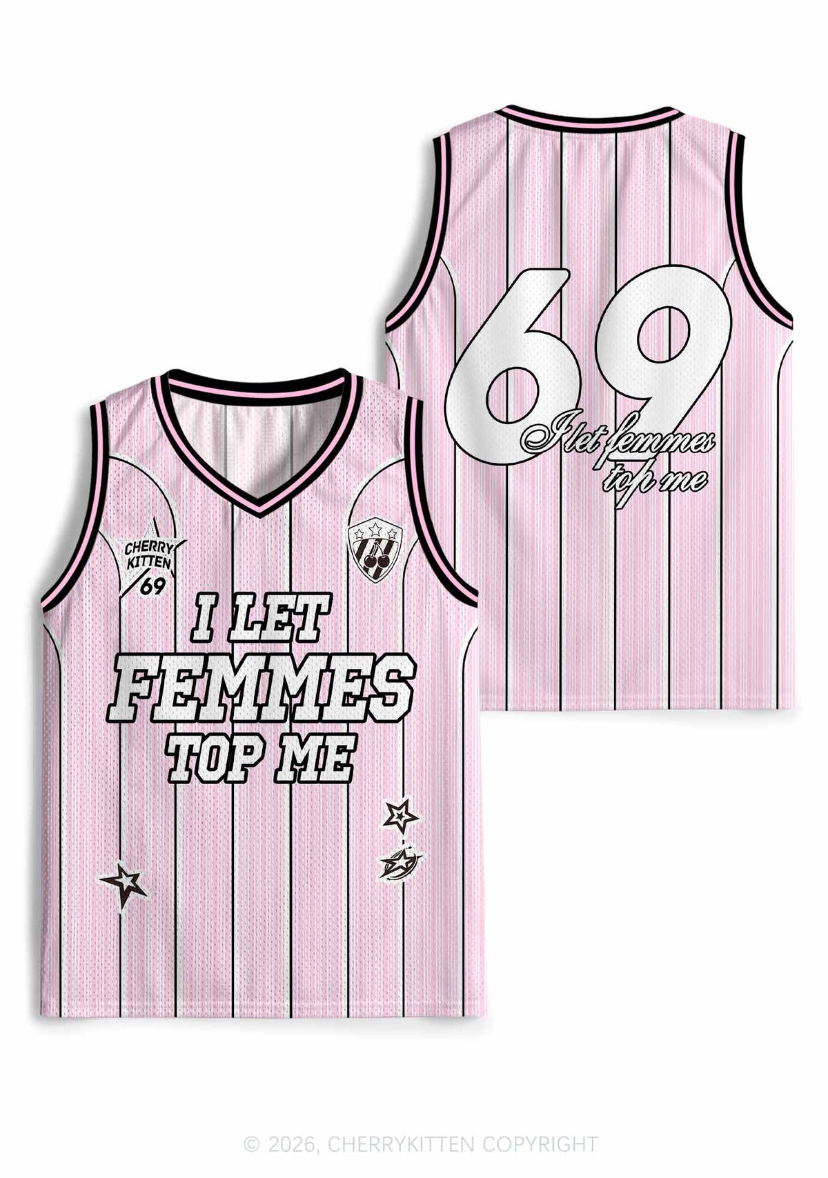 I Let Femmes Top Me Pride Y2K Sport Jersey Tank Cherrykitten