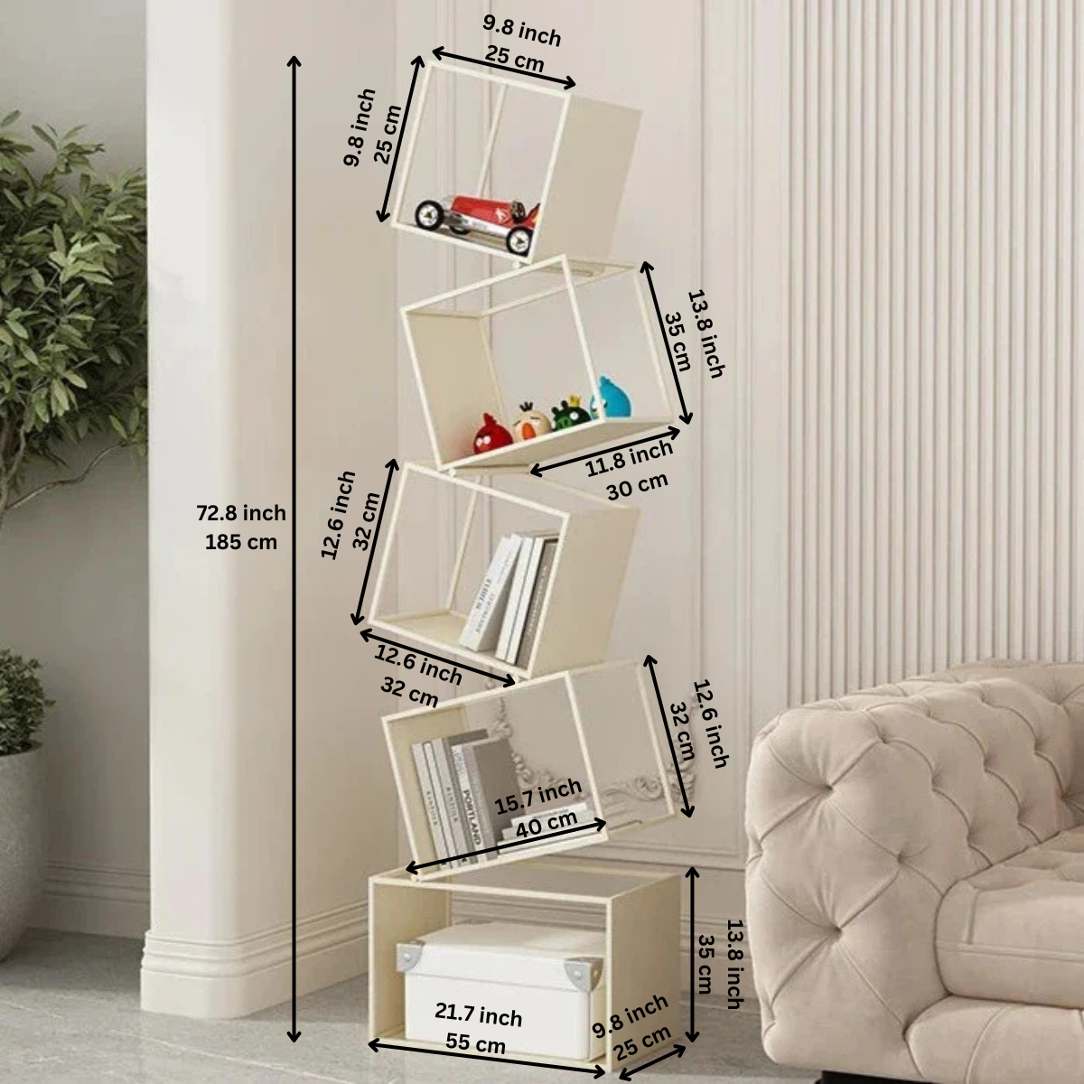 ArtZ® Nordic Magic Bookshelf