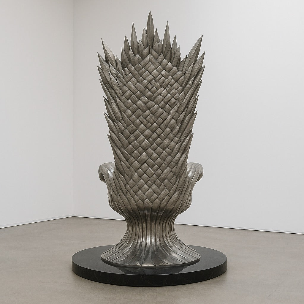 ArtZ® Stainless Steel Throne Sculpture