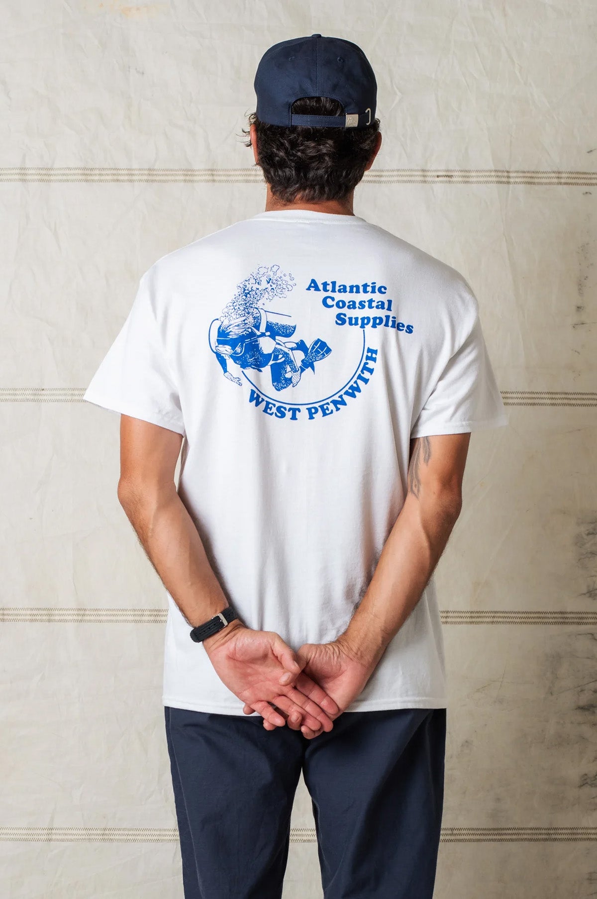 Penwith Scuba Tee Short Sleeve White