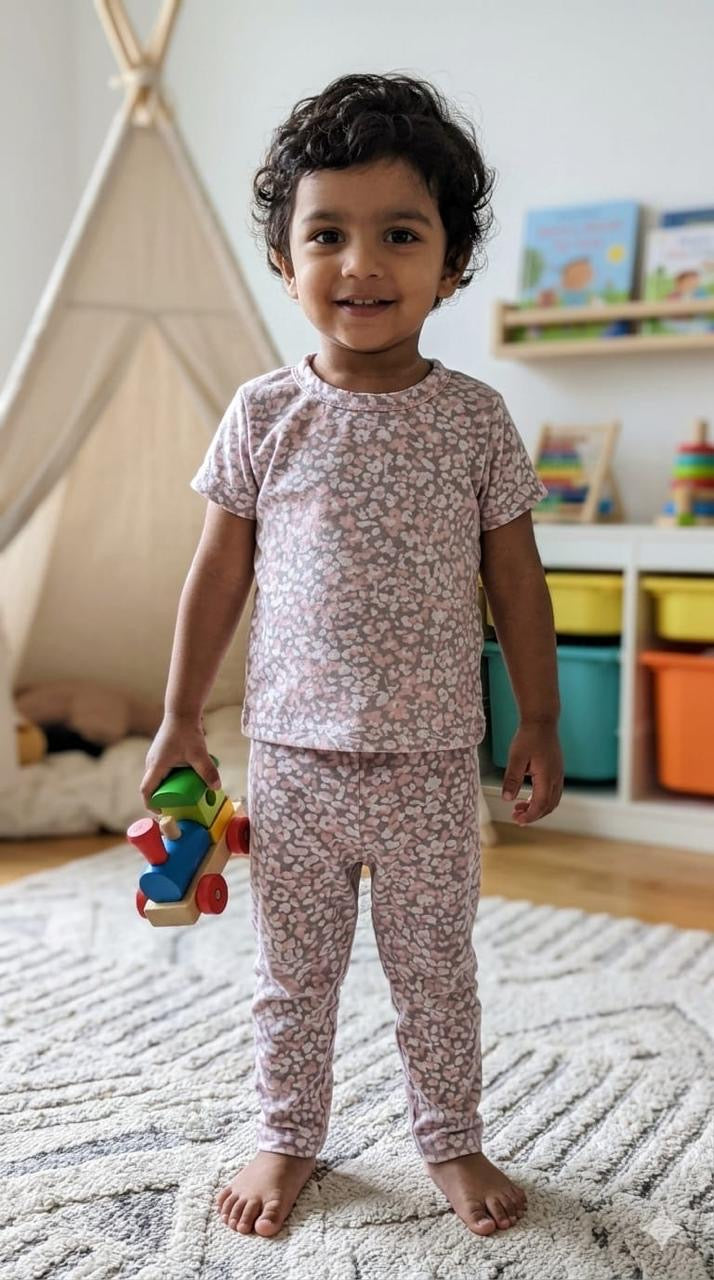 Floral Top & bottom set (6 -12 months)