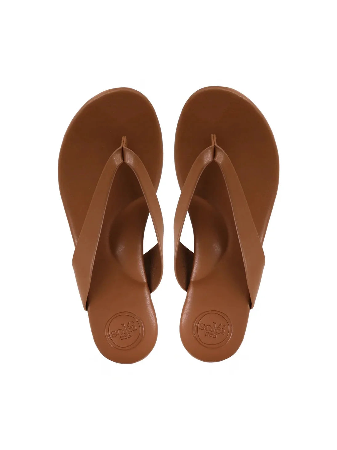 Bowie Thong Sandals - Brown