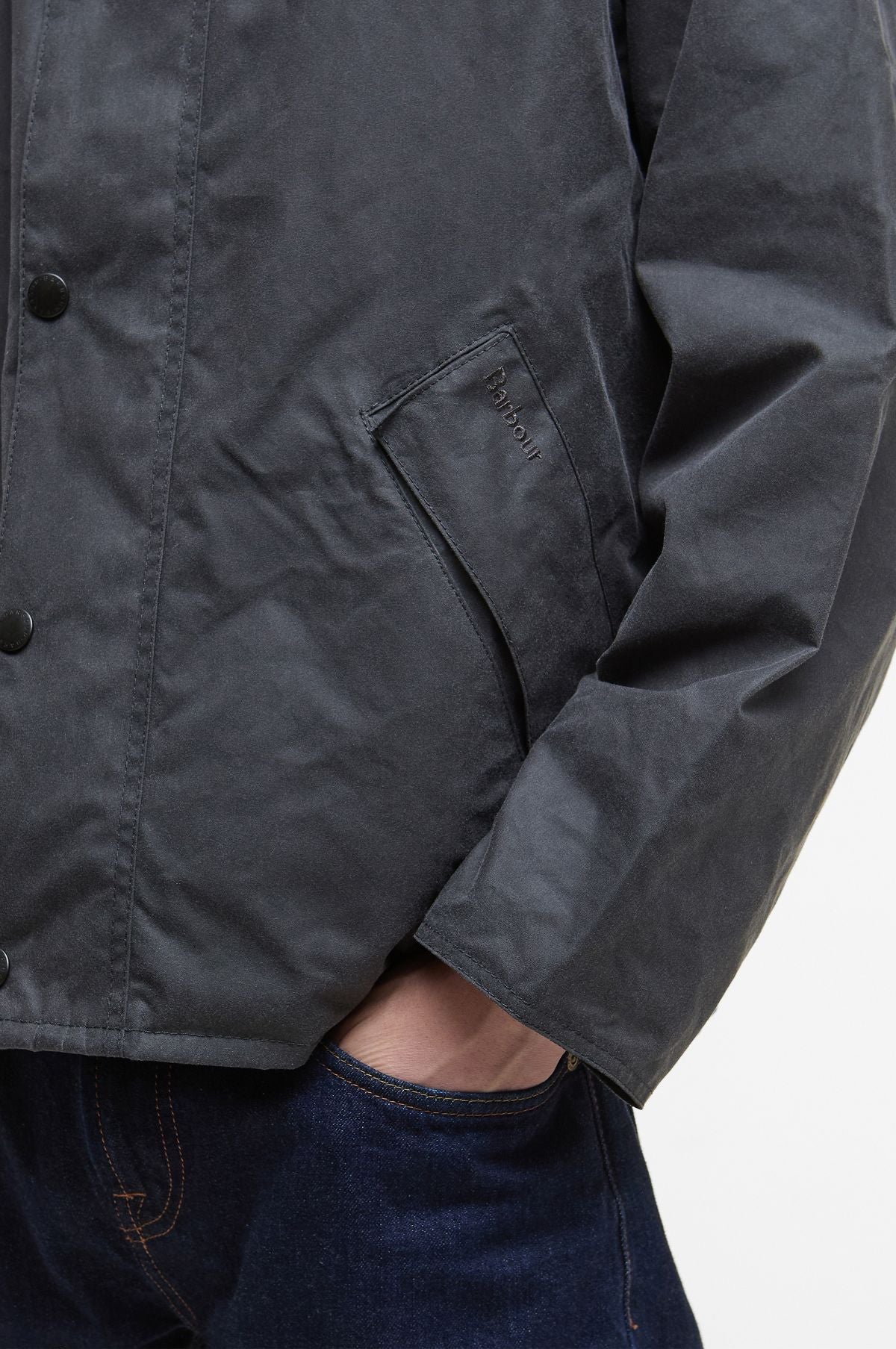 OS Transport Wax Jacket Grey