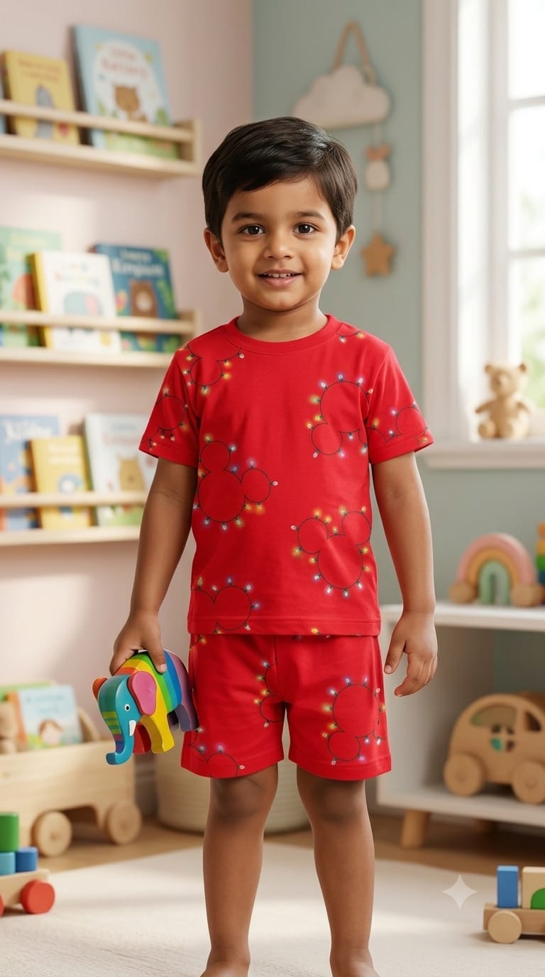 Red Short set (3-5 years)