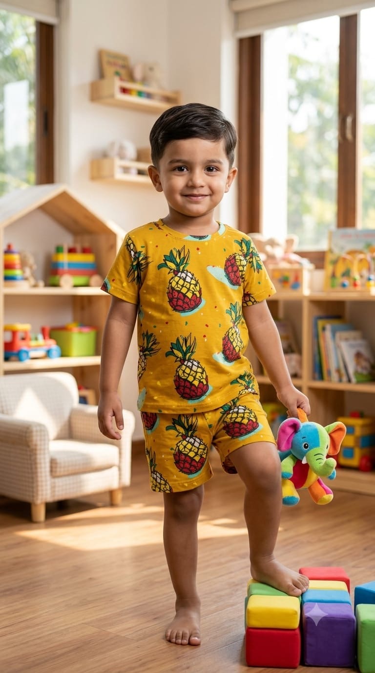 Pineapple Short  Set (3-4 year )