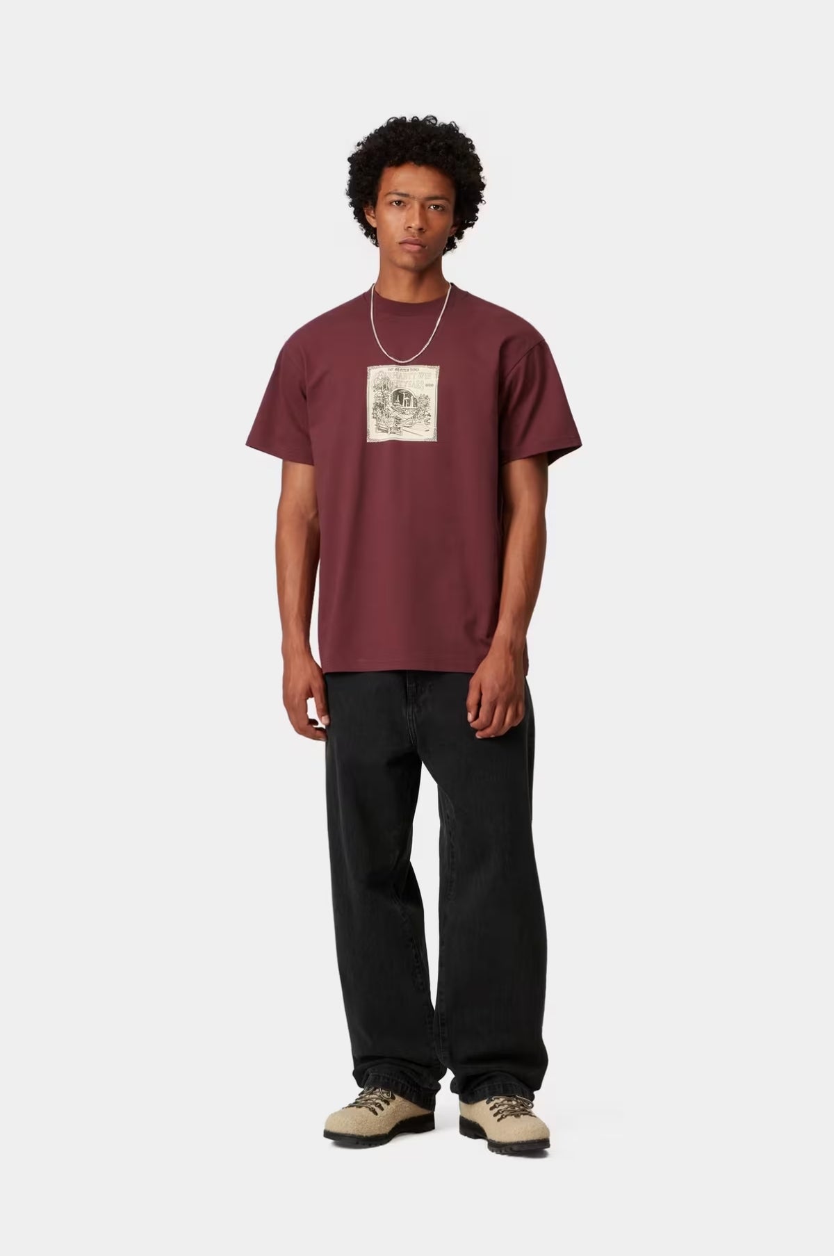 Landon Pant Black Stone Wash