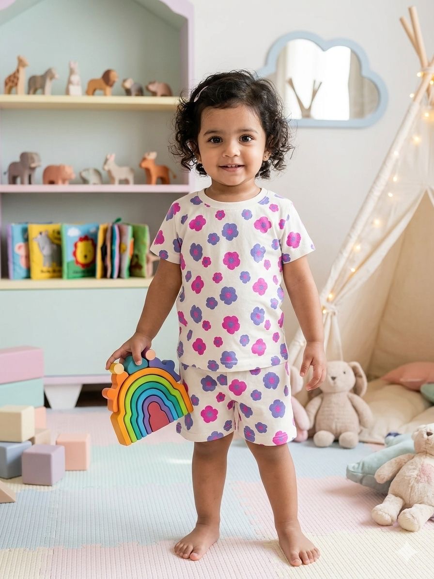 Colourful Short set (1-3 years )
