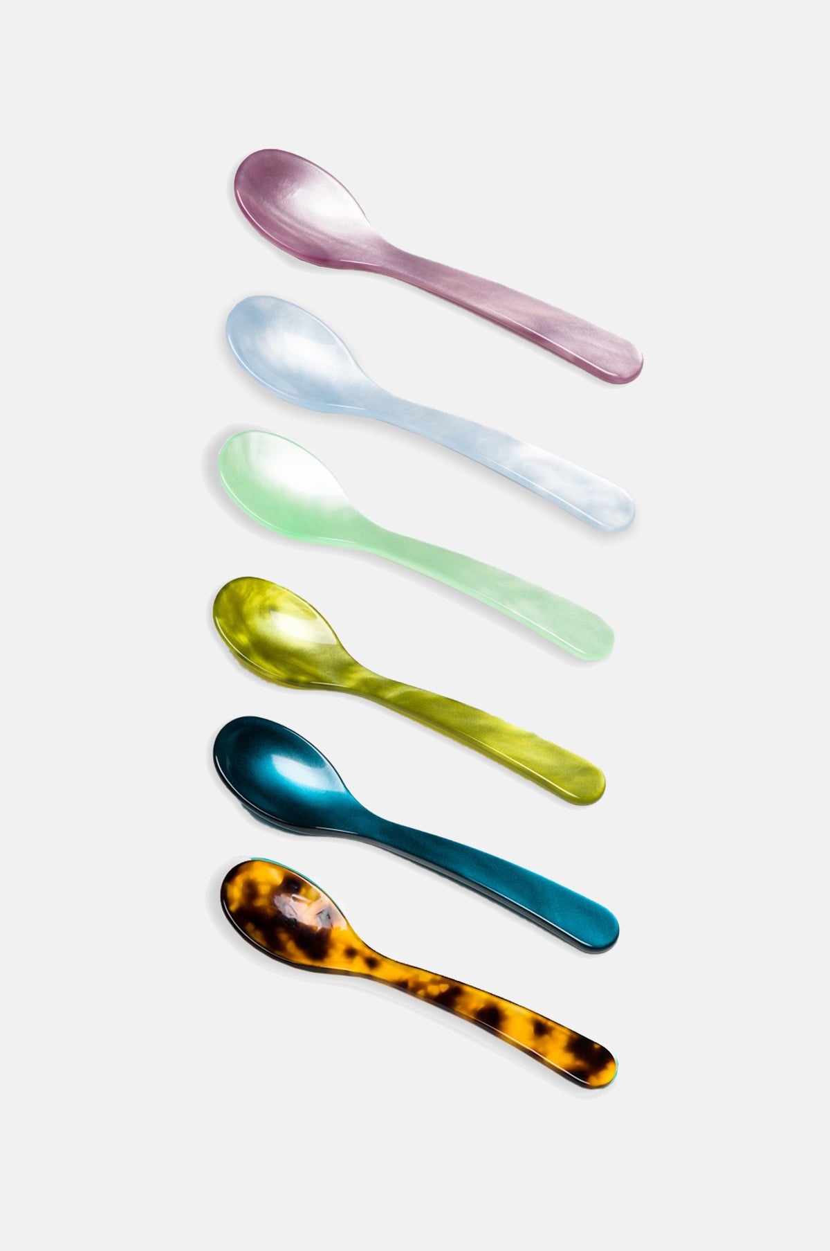 Earth Set of Egg Spoons