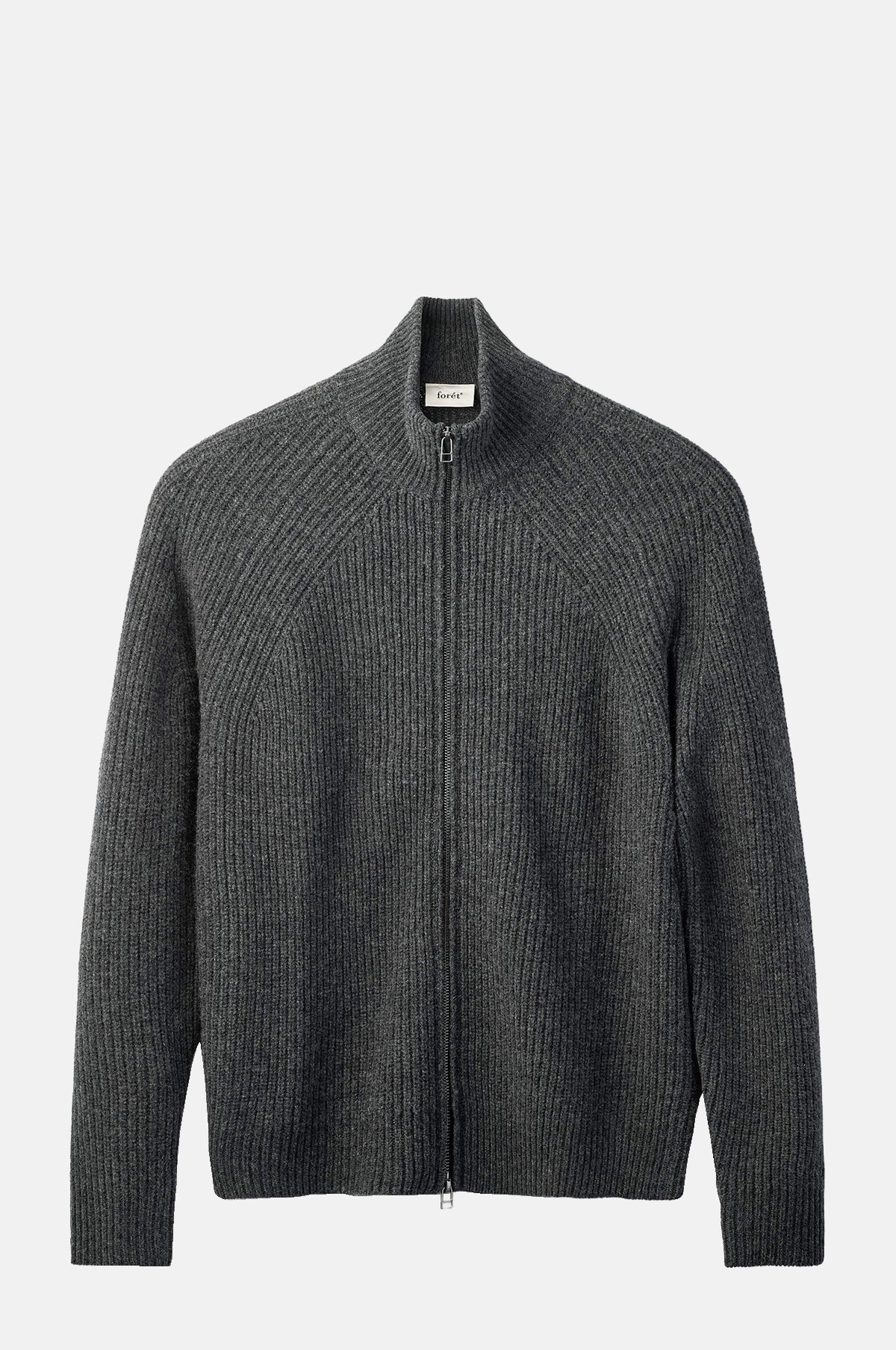 Delta Wool Zip Jacket Dark Grey Melange