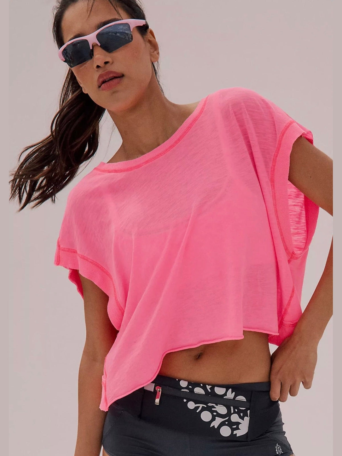My Time Tee - Hot Pink