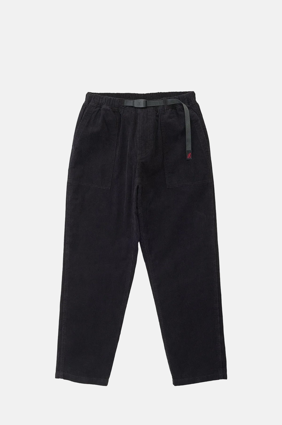 Corduroy Loose Tapered Ridge Pant Black