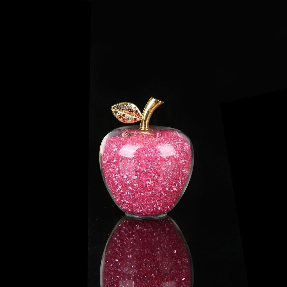 ArtZ® Handmade Crystal Apple Figurine
