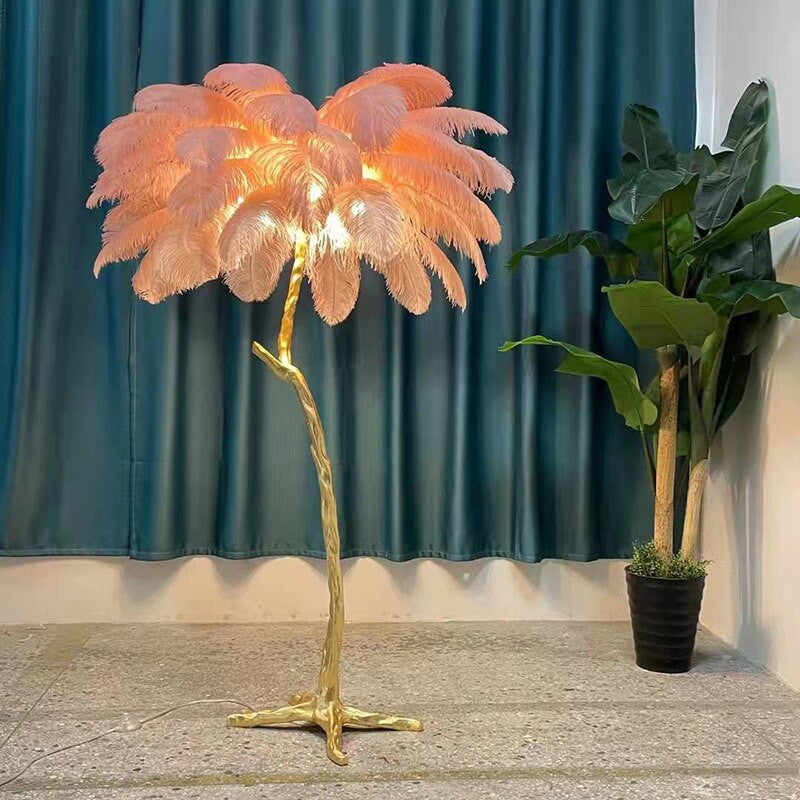 ArtZ® Ostrich Feather Lamp