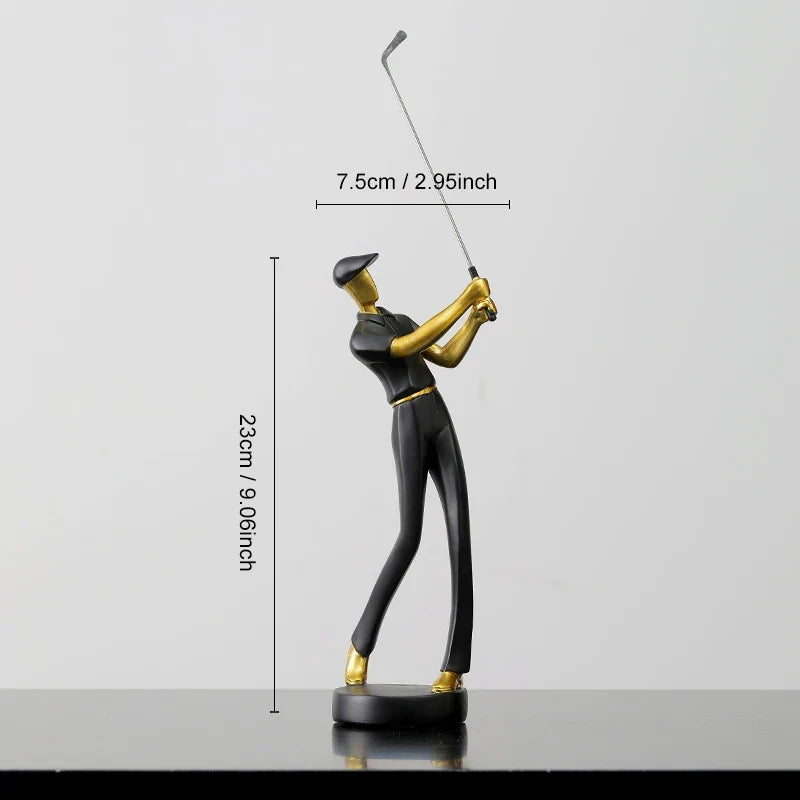 ArtZ® Nordic Abstract Golfer Sculptures
