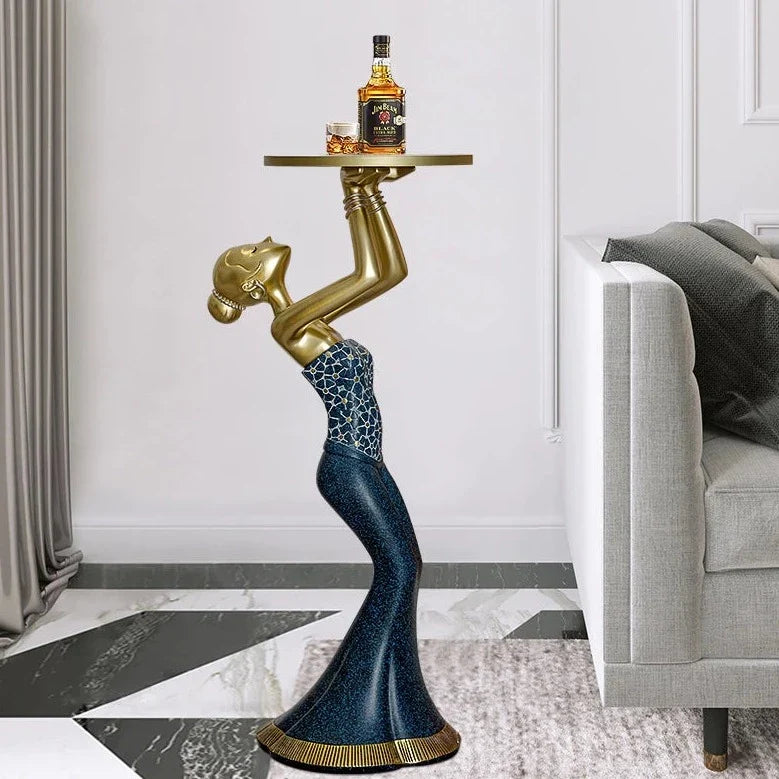 ArtZ® Woman Sculpture Tray Table