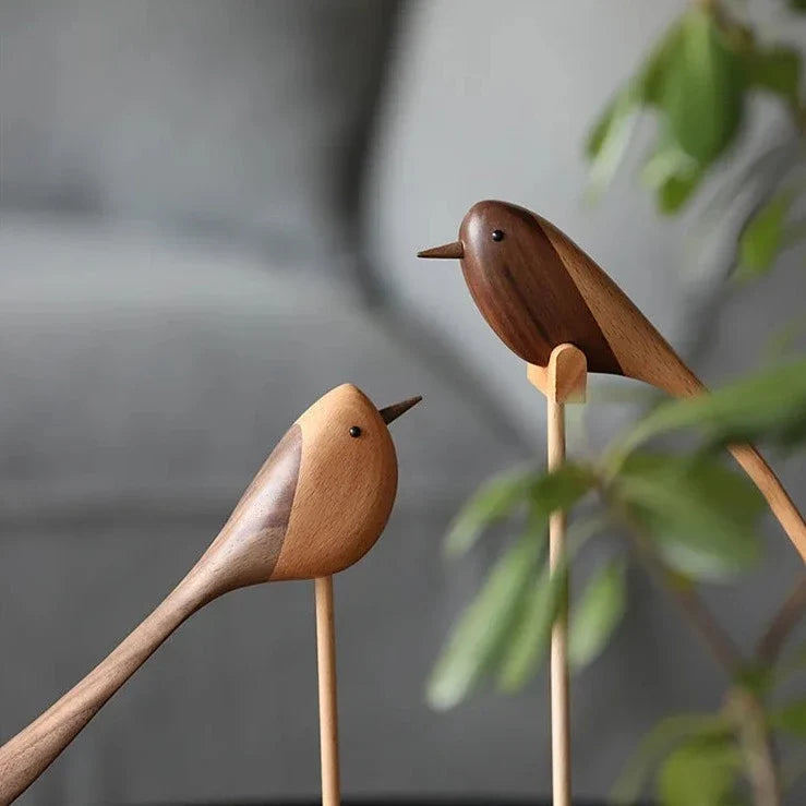 ArtZ® Nordic Wooden Bird Sculptures