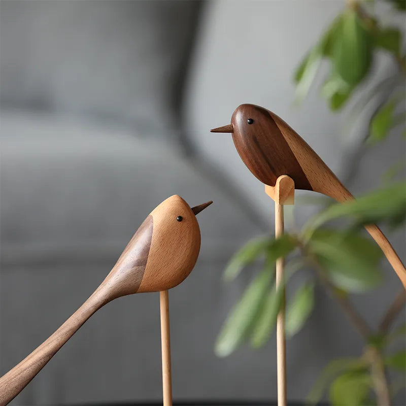 ArtZ® Nordic Wooden Bird Sculptures