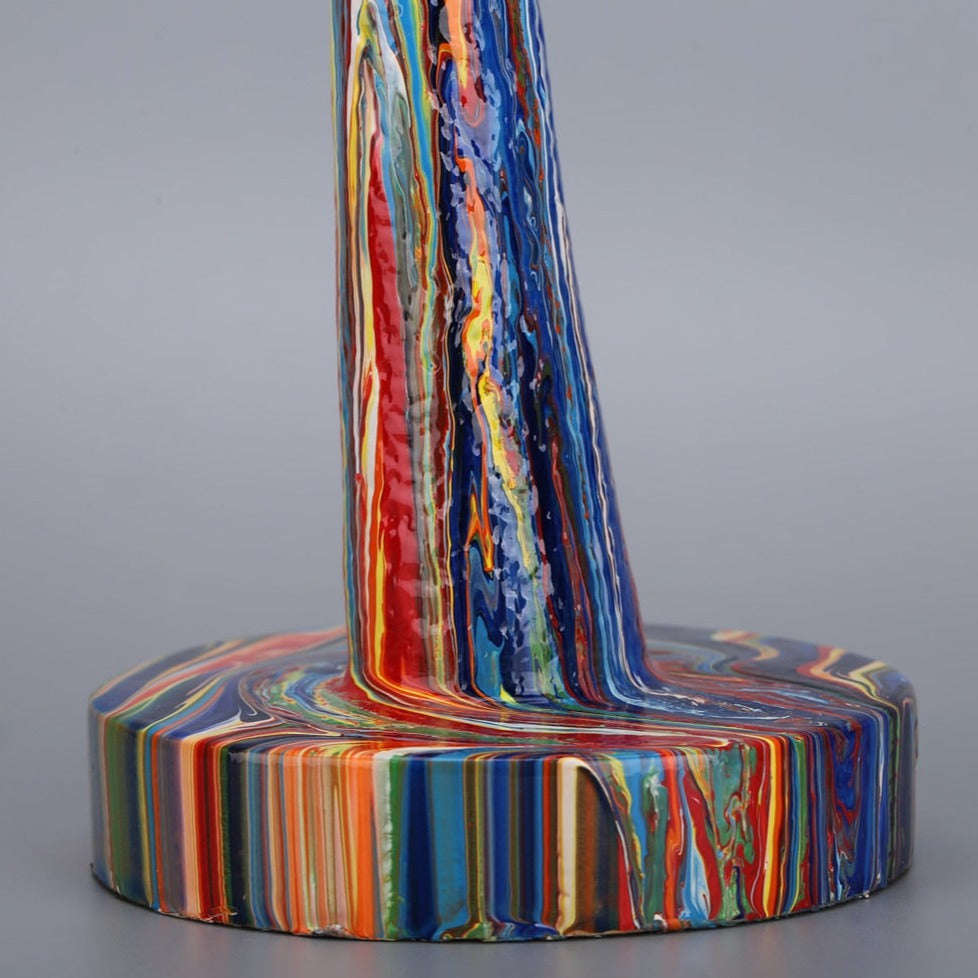 ArtZ® Abstract Painted Face Sculptures