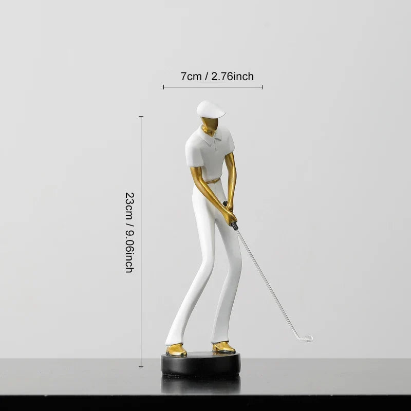 ArtZ® Nordic Abstract Golfer Sculptures