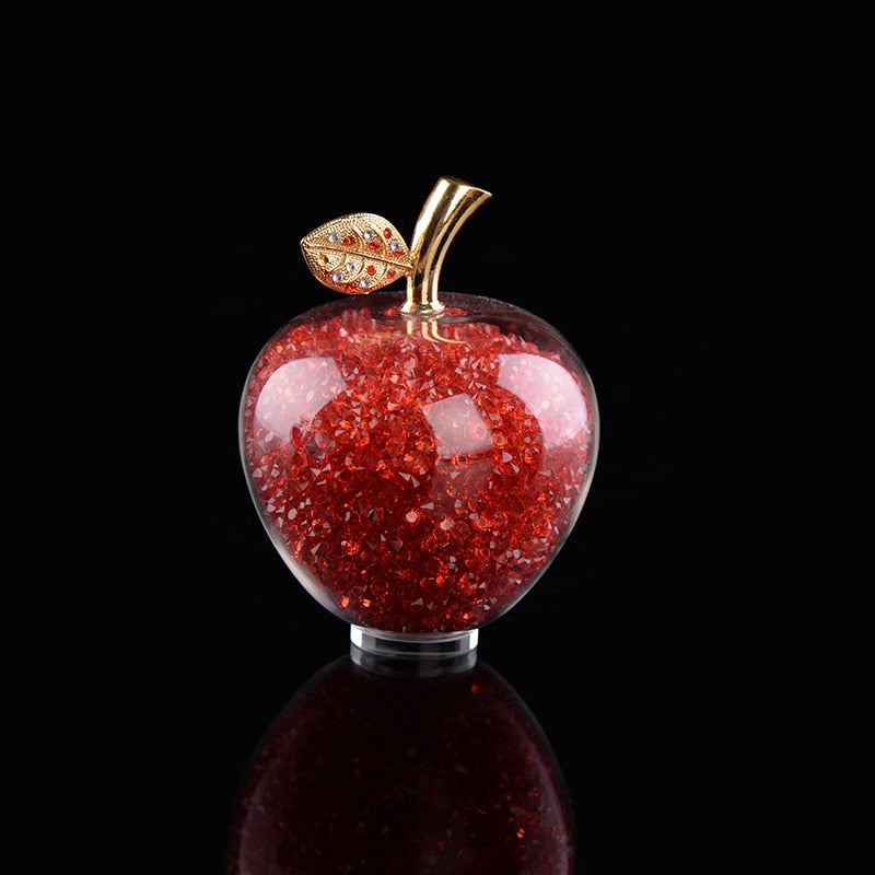 ArtZ® Handmade Crystal Apple Figurine