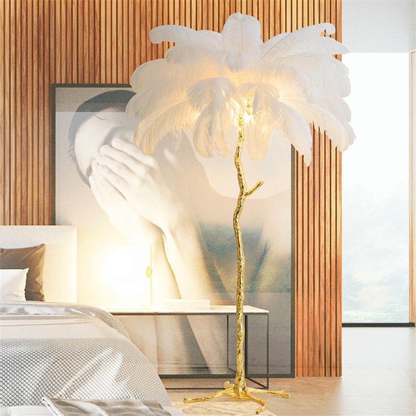 ArtZ® Ostrich Feather Lamp