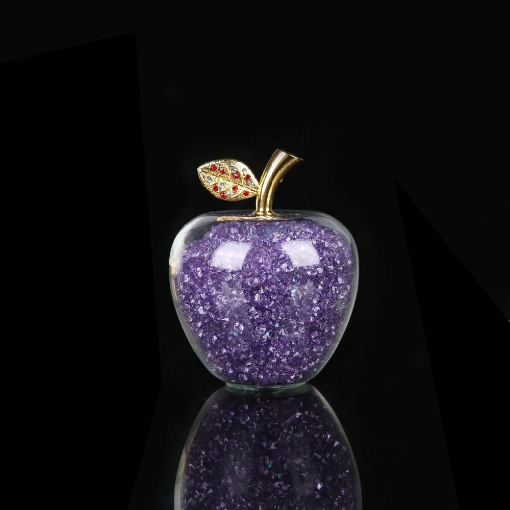 ArtZ® Handmade Crystal Apple Figurine