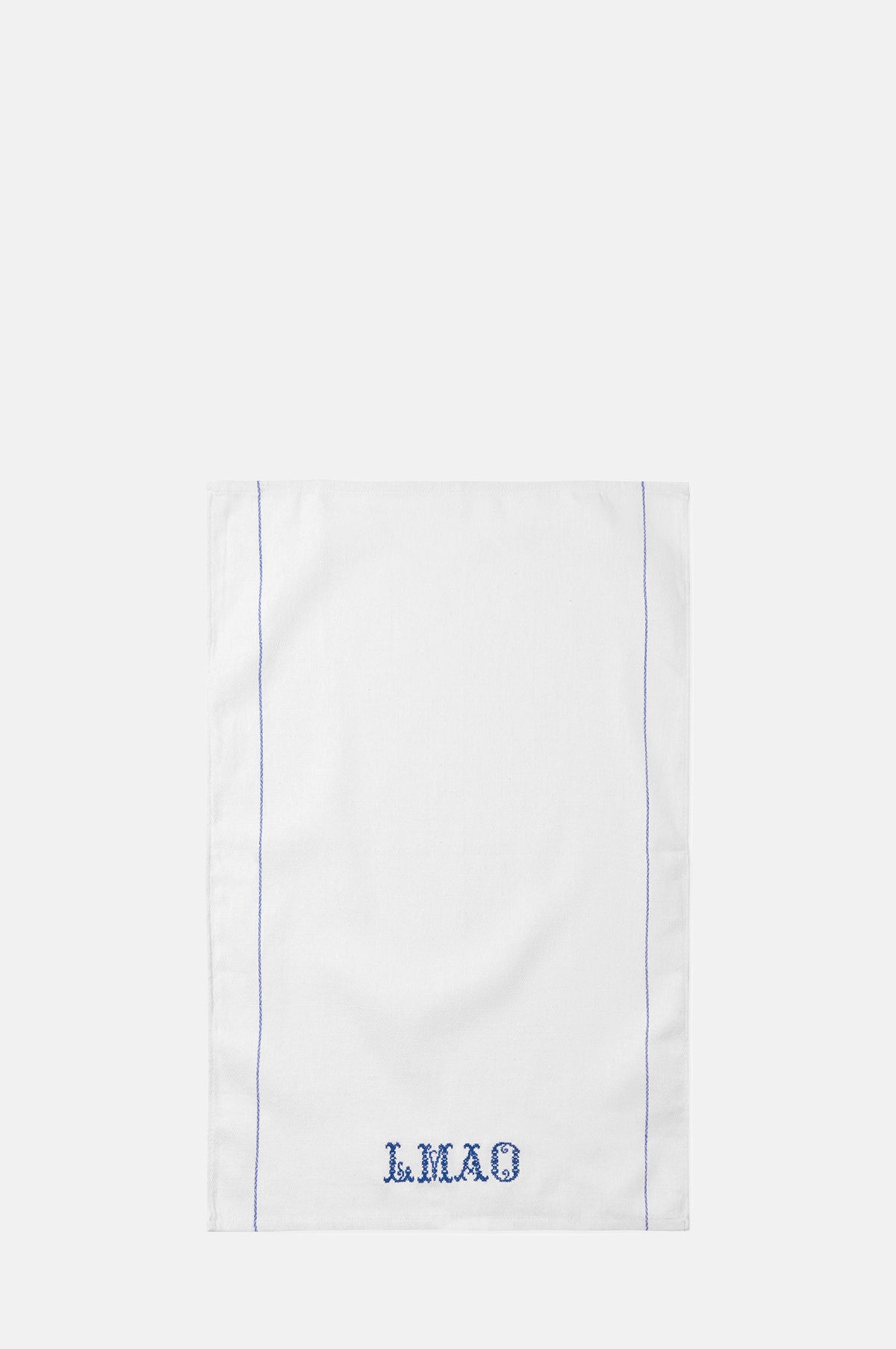 LMAO Embroidered Tea Towel