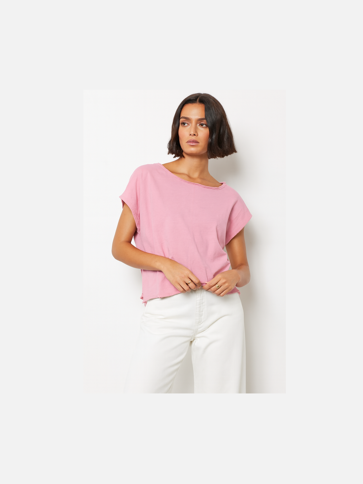 Boatneck S/S Sweatshirt - Sweetheart