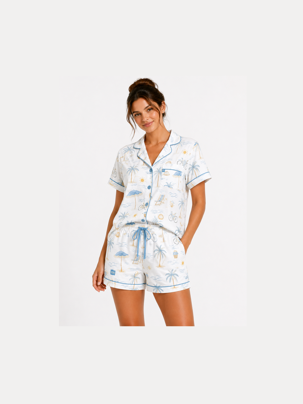 30A Coastal Days Bamboo Pajama Set
