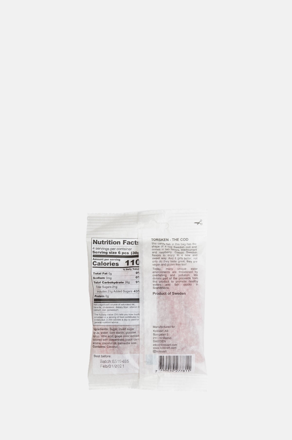 Blackcurrant & Raspberry Fish 120g