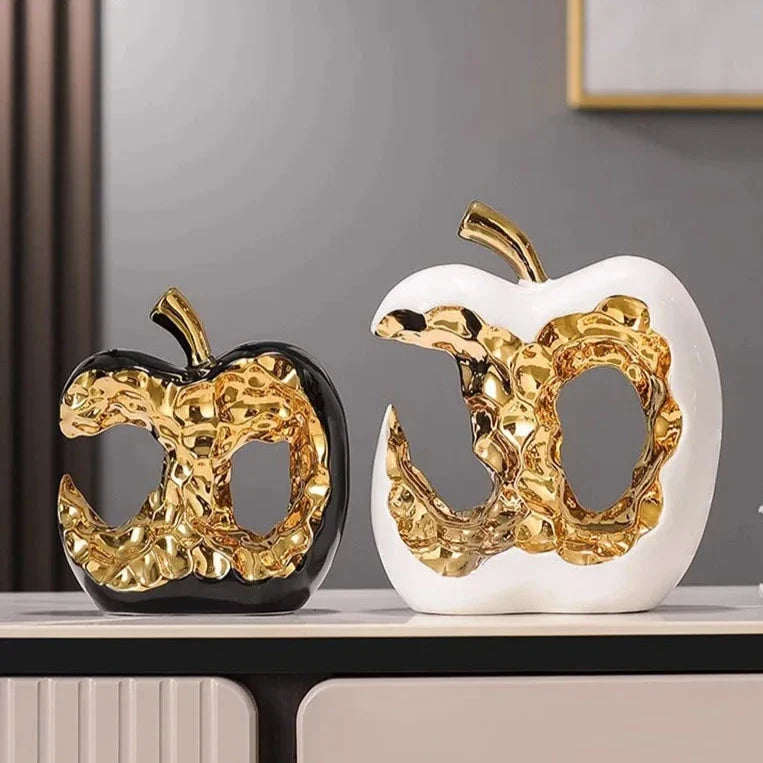 ArtZ® Golden Glow Apple Sculpture