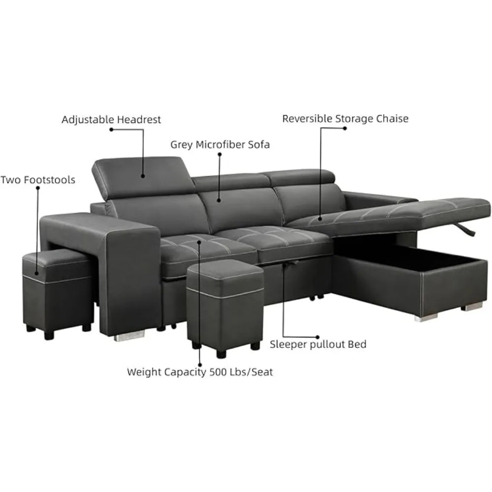 ArtZ® Hideaway Haven Sofa Set