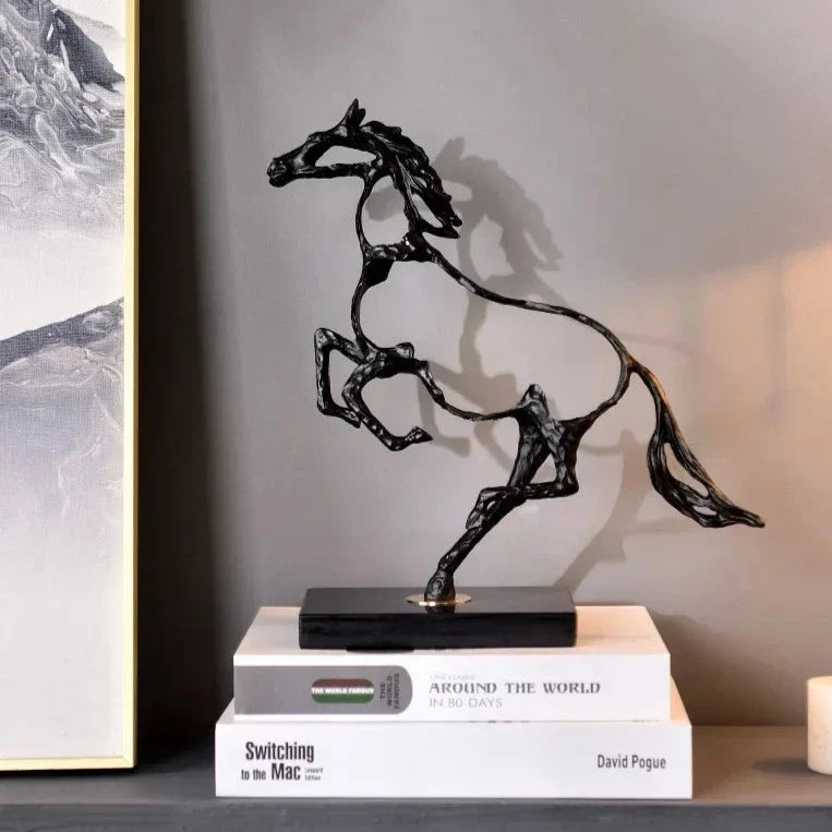 ArtZ® Noir Stallion Sculpture