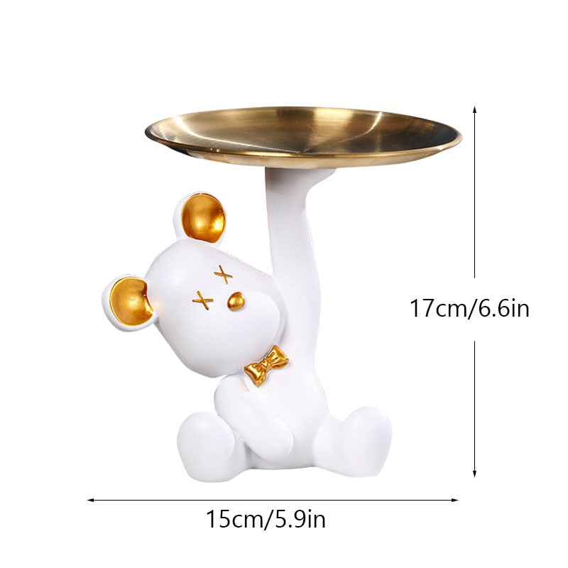 ArtZ® Bear Sculpture Table Tray