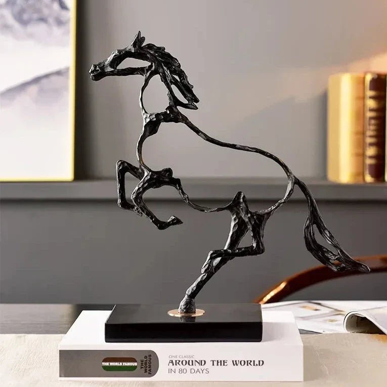 ArtZ® Noir Stallion Sculpture