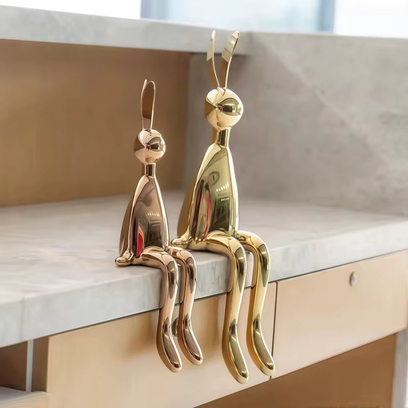 ArtZ® Shiny Hops Stainless Steel Sculpture