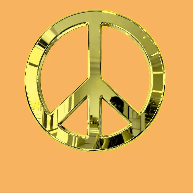 ArtZ® Reflect Peace Stainless Steel Sculpture