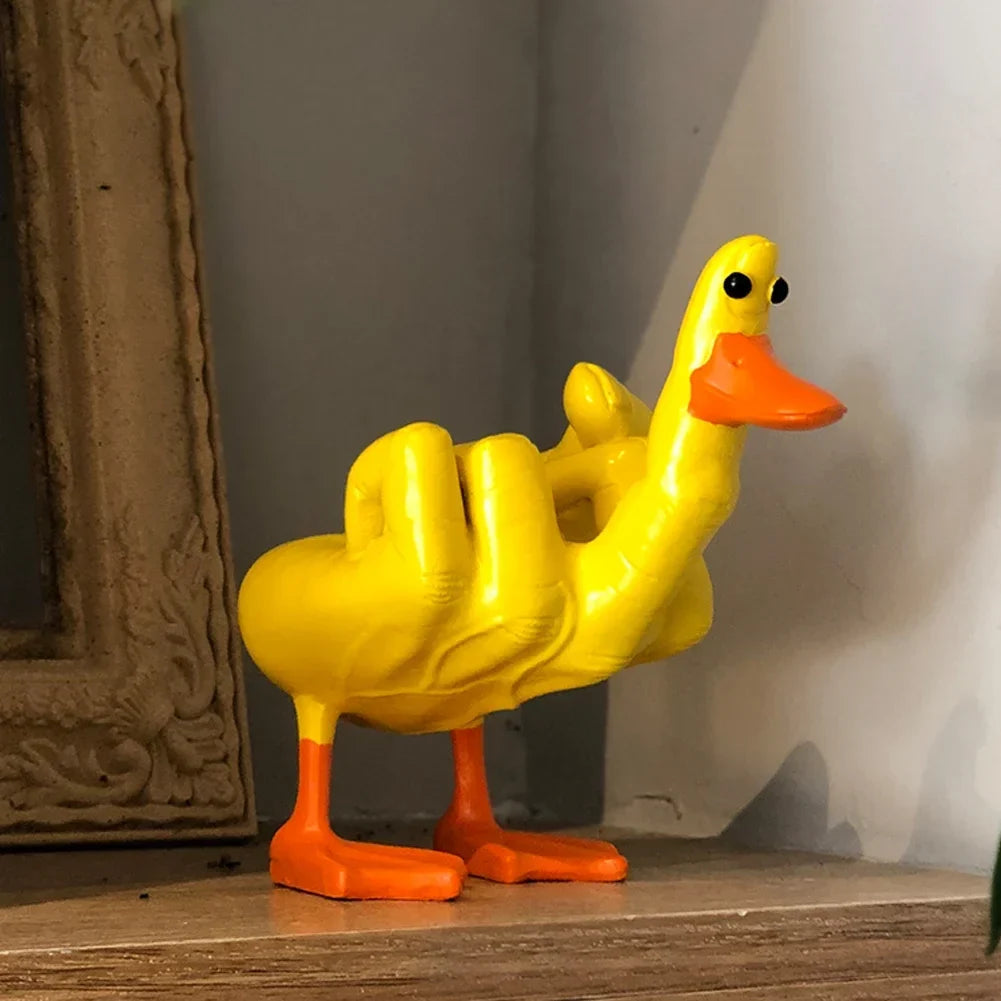 ArtZ® Duck With A Bad Attitude Sculpture
