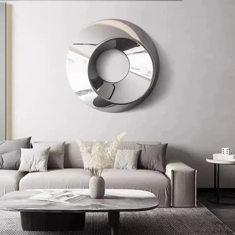 ArtZ® Geometric Eye Stainless Steel Wall Sculpture