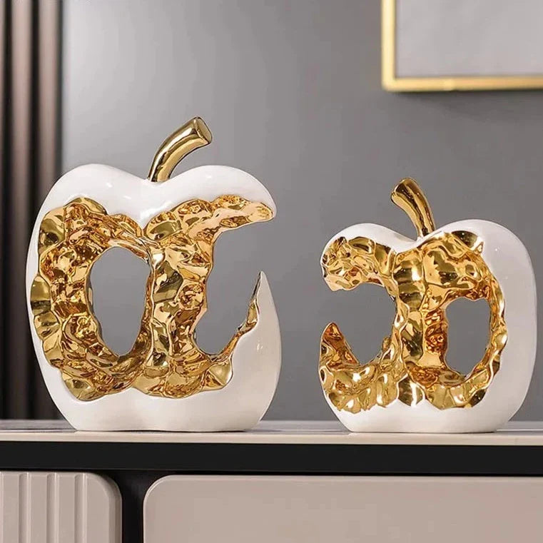 ArtZ® Golden Glow Apple Sculpture