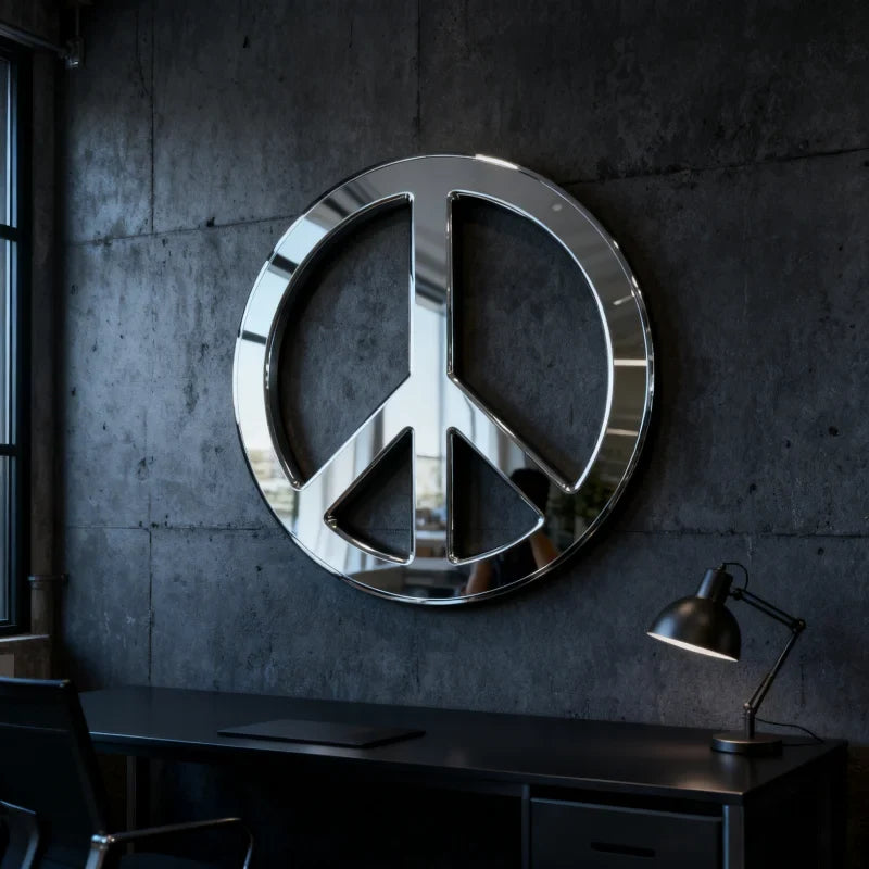 ArtZ® Reflect Peace Stainless Steel Sculpture