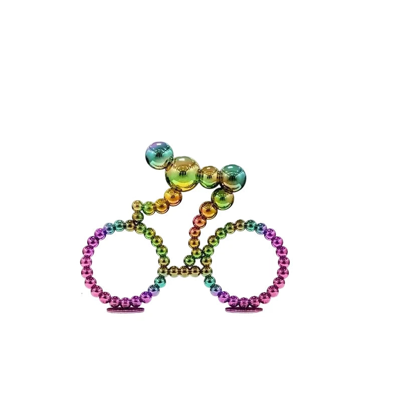 ArtZ® Stainless Steel Bubble Bike Sculpture