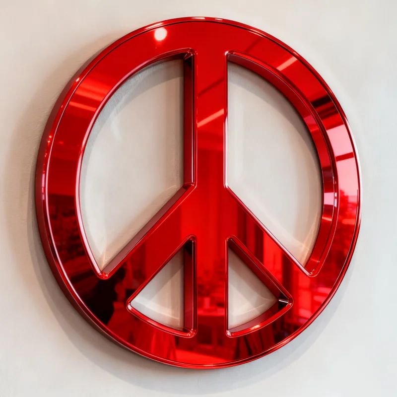 ArtZ® Reflect Peace Stainless Steel Sculpture