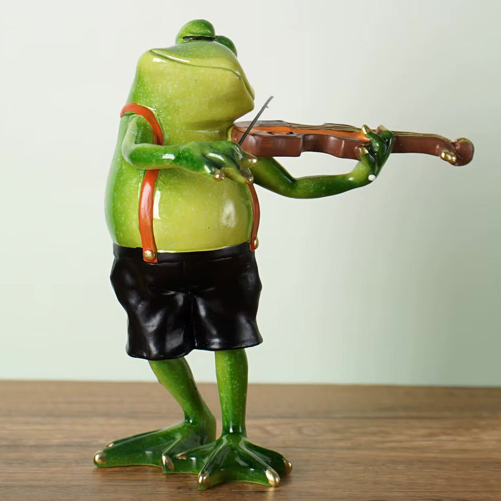 ArtZ® Croak ‘n’ Roll Frog Sculpture