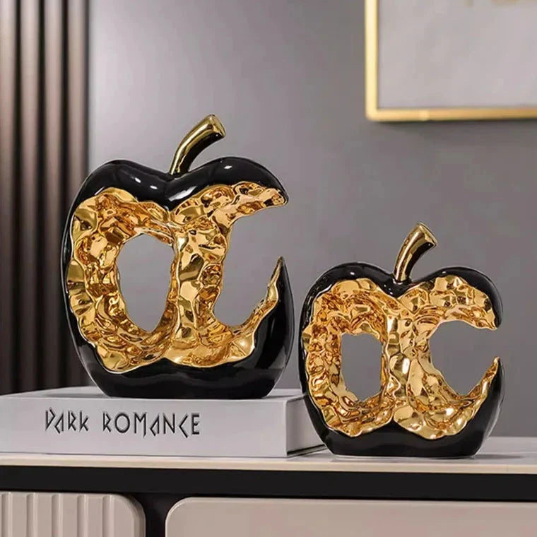 ArtZ® Golden Glow Apple Sculpture
