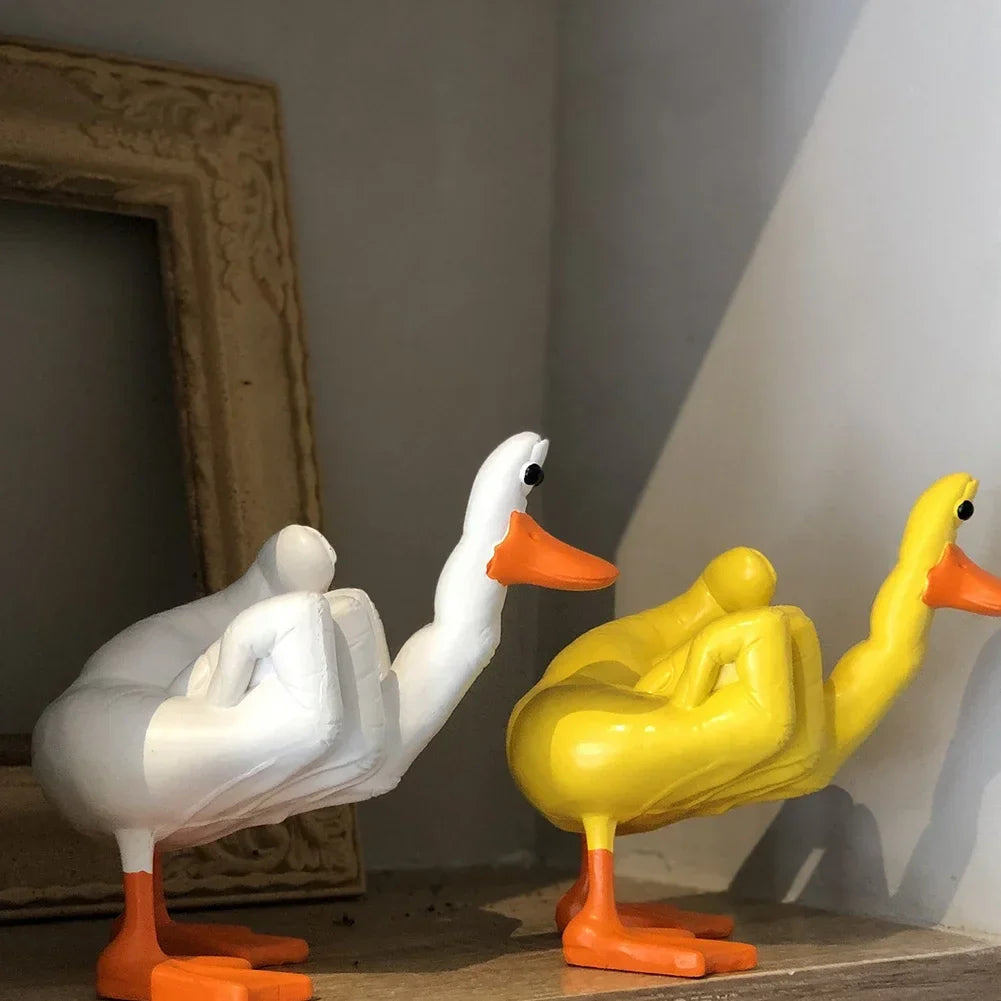 ArtZ® Duck With A Bad Attitude Sculpture