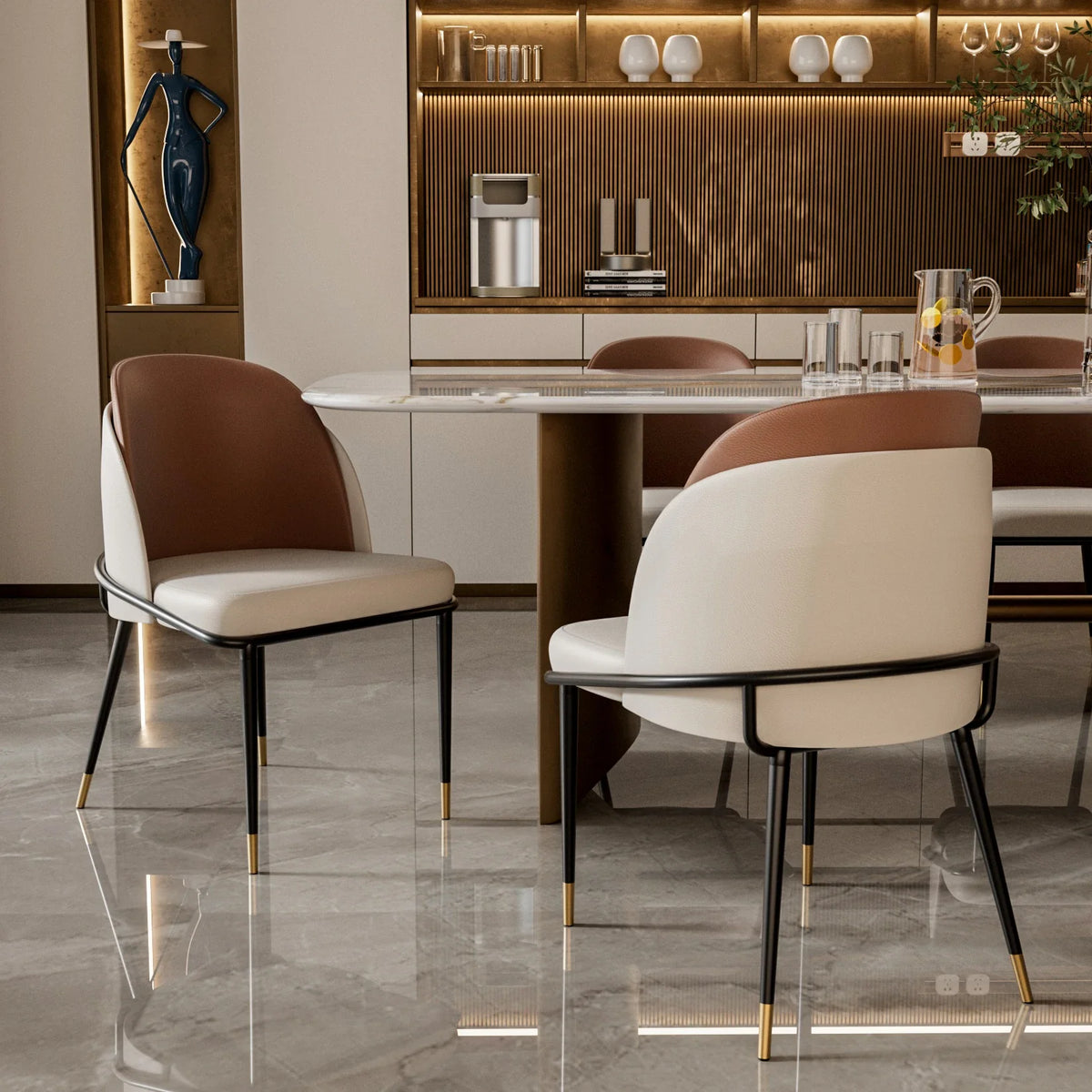 ArtZ® Duo Luxe Chairs, Set of 2