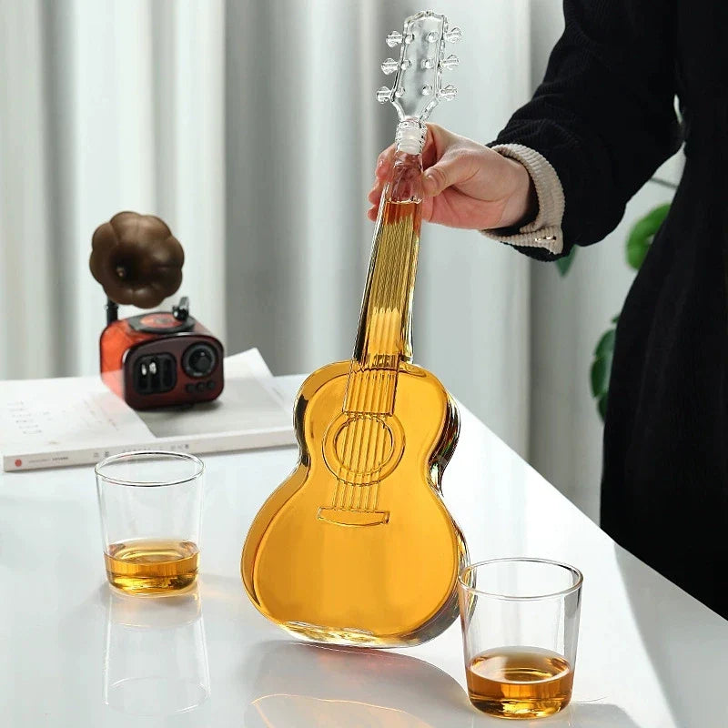 ArtZ® Rock ’n Pour Guitar Decanter Set