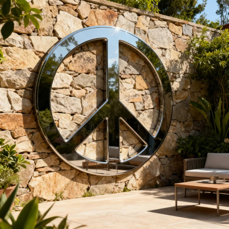 ArtZ® Reflect Peace Stainless Steel Sculpture