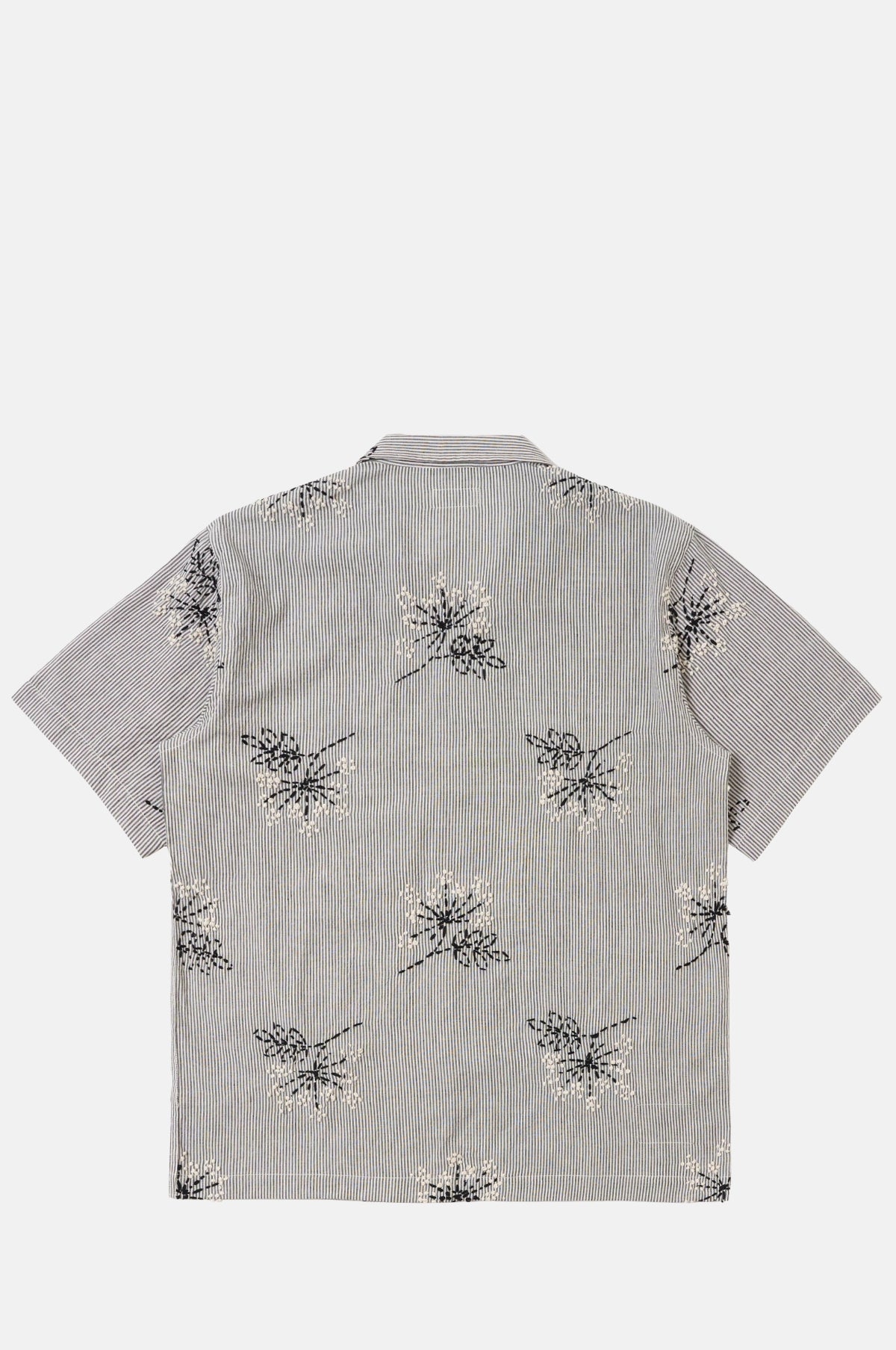 Road Shirt Hand Emb Stripe Grey